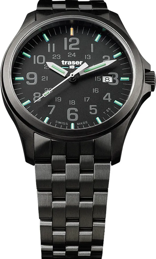 Traser H3 P67 Officer Pro GunMetal Black Watch