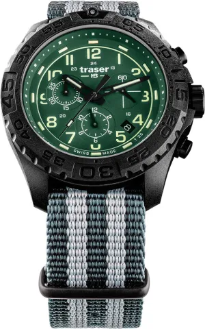Traser H3 P96 OdP Evolution Chrono Green Watch