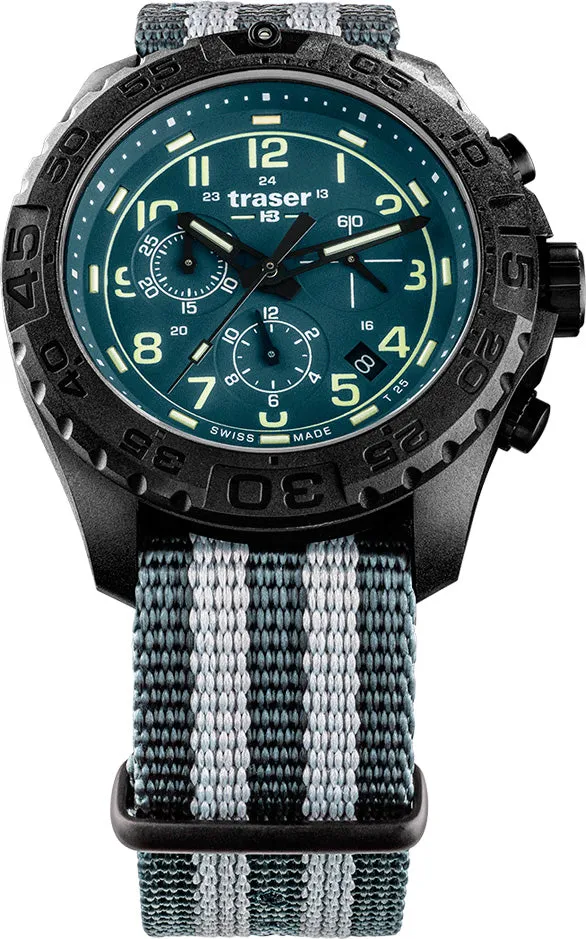 Traser H3 P96 OdP Evolution Chrono Petrol Watch