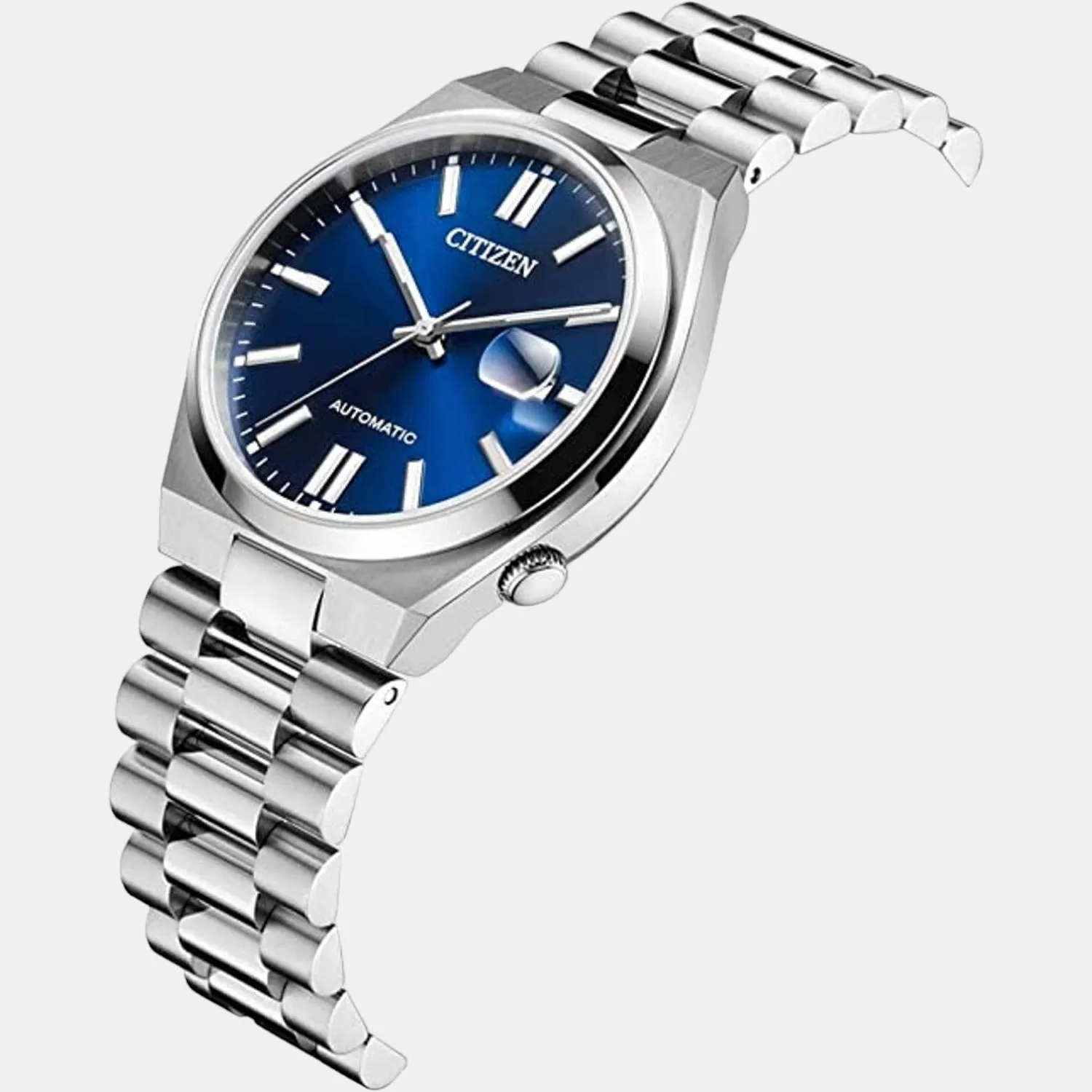 Tsuyosa Men's Blue Analog Stainless Steel Automatic Watch NJ0150-81L