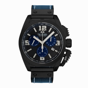 TW Steel Canteen 46MM Chronograph Blue Dial Mens Watch TW1117