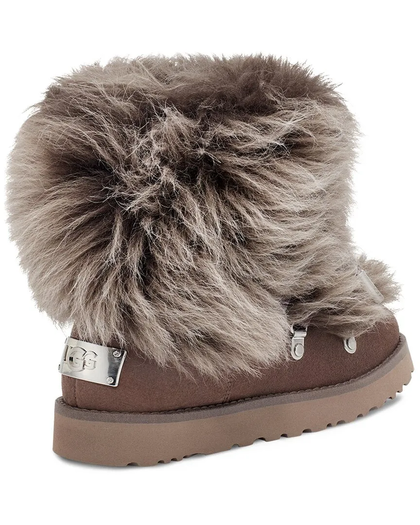 UGG Classic Posh Mini Fur Suede Classic Boot Hey Dude Shoes