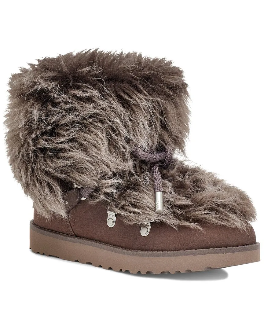UGG Classic Posh Mini Fur Suede Classic Boot Hey Dude Shoes