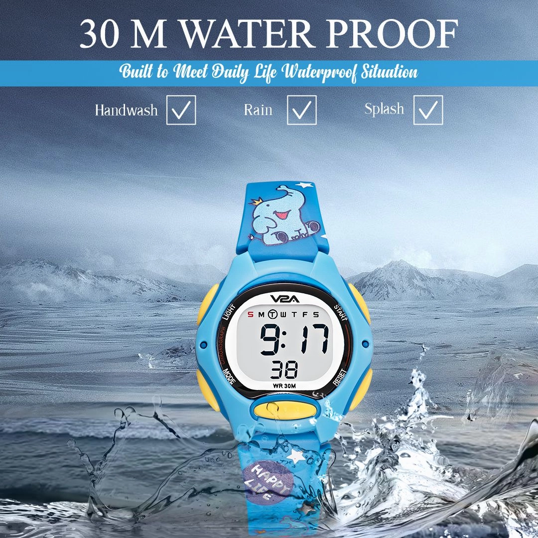 V2A Digital Watch for Boys ?Kids Between 3 to 10 Years of Age Multi-Functional 30 M Waterproof Digital Sports Watches for Boys| Watch for Kids Age 3 5 6 7 8