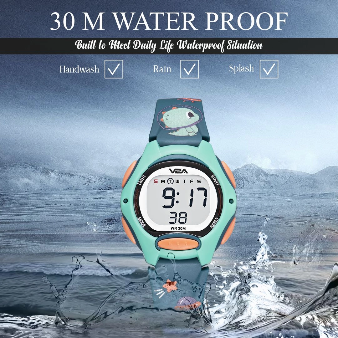 V2A Digital Watch for Boys ?Kids Between 3 to 10 Years of Age Multi-Functional 30 M Waterproof Digital Sports Watches for Boys| Watch for Kids Age 3 5 6 7 8