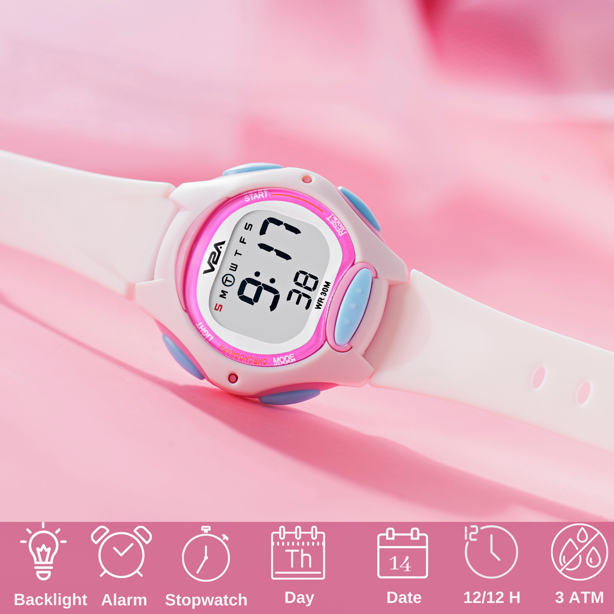 V2A Digital Watch for Boys ?Kids Between 3 to 10 Years of Age Multi-Functional 30 M Waterproof Digital Sports Watches for Boys| Watch for Kids Age 3 5 6 7 8