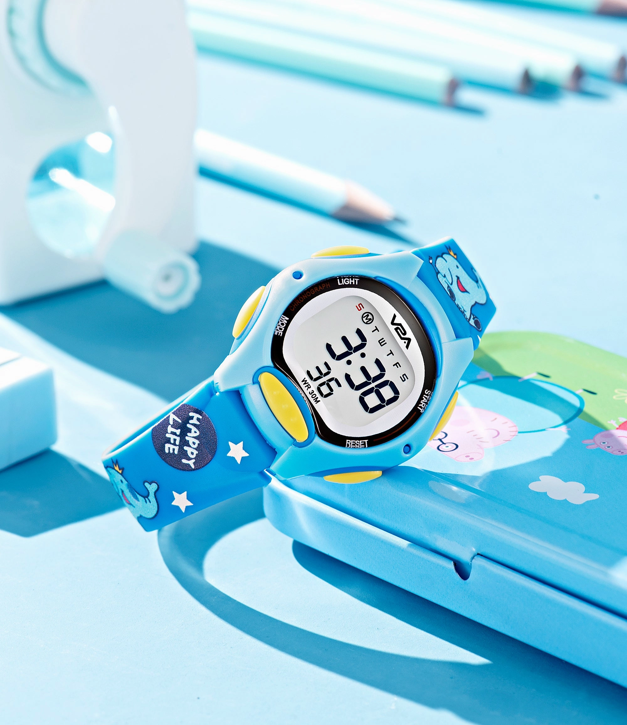 V2A Digital Watch for Boys ?Kids Between 3 to 10 Years of Age Multi-Functional 30 M Waterproof Digital Sports Watches for Boys| Watch for Kids Age 3 5 6 7 8