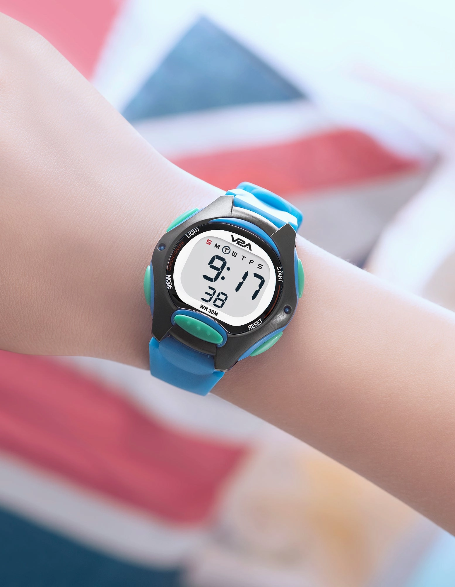 V2A Digital Watch for Boys ?Kids Between 3 to 10 Years of Age Multi-Functional 30 M Waterproof Digital Sports Watches for Boys| Watch for Kids Age 3 5 6 7 8