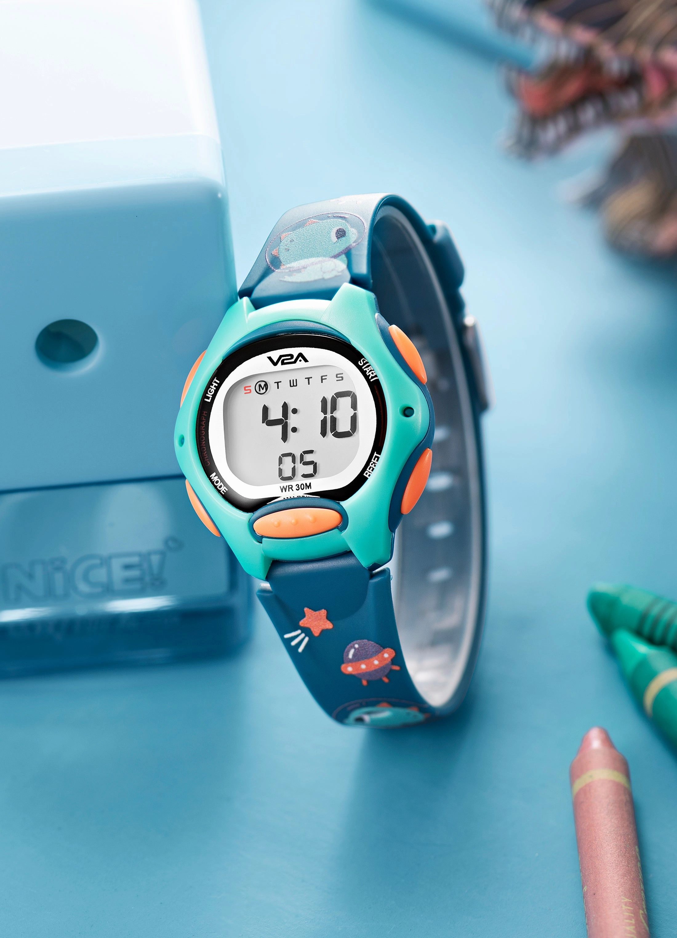 V2A Digital Watch for Boys ?Kids Between 3 to 10 Years of Age Multi-Functional 30 M Waterproof Digital Sports Watches for Boys| Watch for Kids Age 3 5 6 7 8