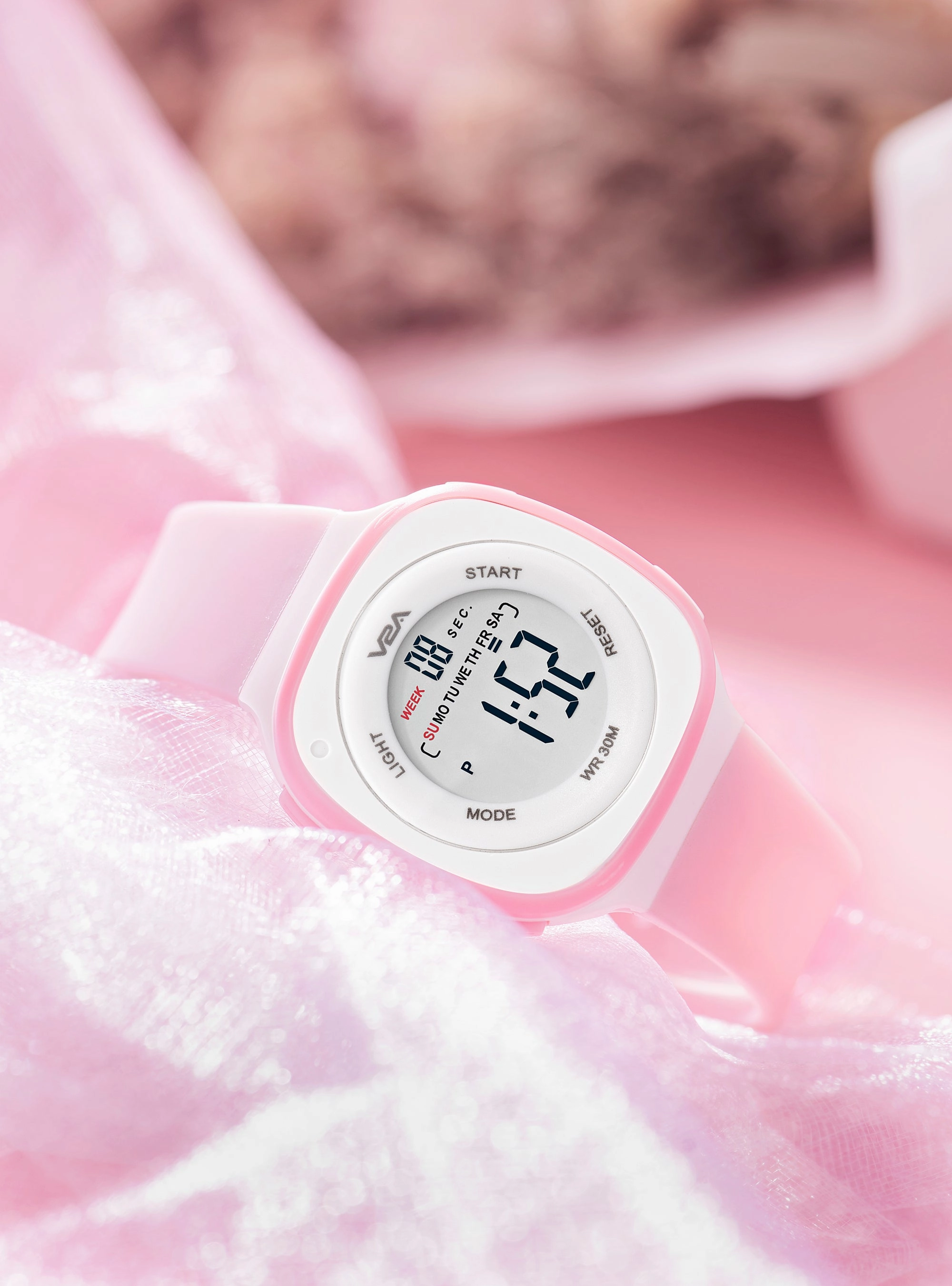 V2A Digital Watch for Girls ?Kids Between 4 to 14 Years of Age Multi-Functional 30 M Waterproof Digital Sports Watches for Girls | Digital Watch for Girls Age 4 5 6 7 8 9