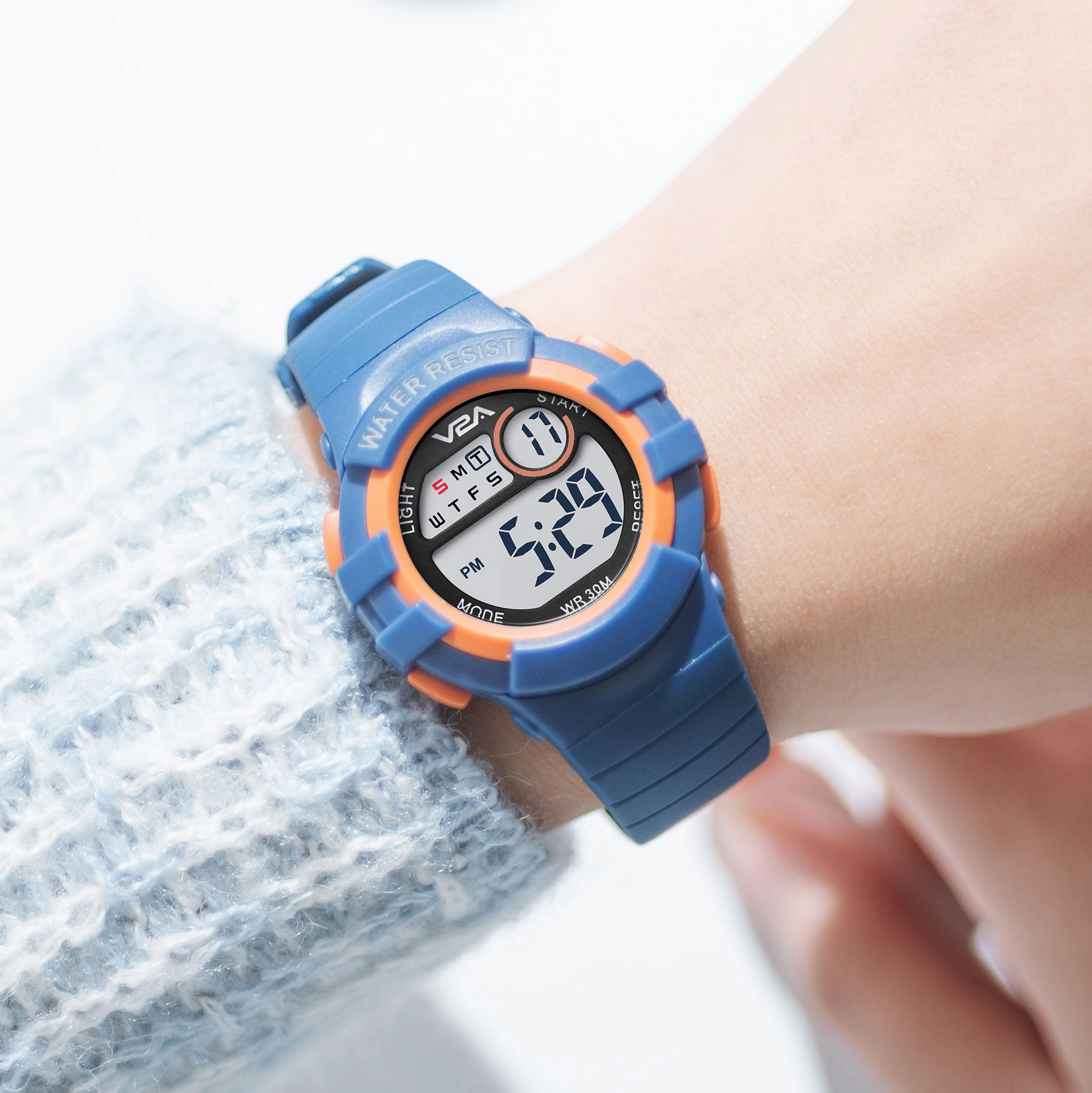 V2A Digital Watch Unisex-Child Kids Watch Between 3 to 10 Years of Age Multi-Functional 30 M Waterproof Digital Sports Watch for Kids | Digital Watch for Kids