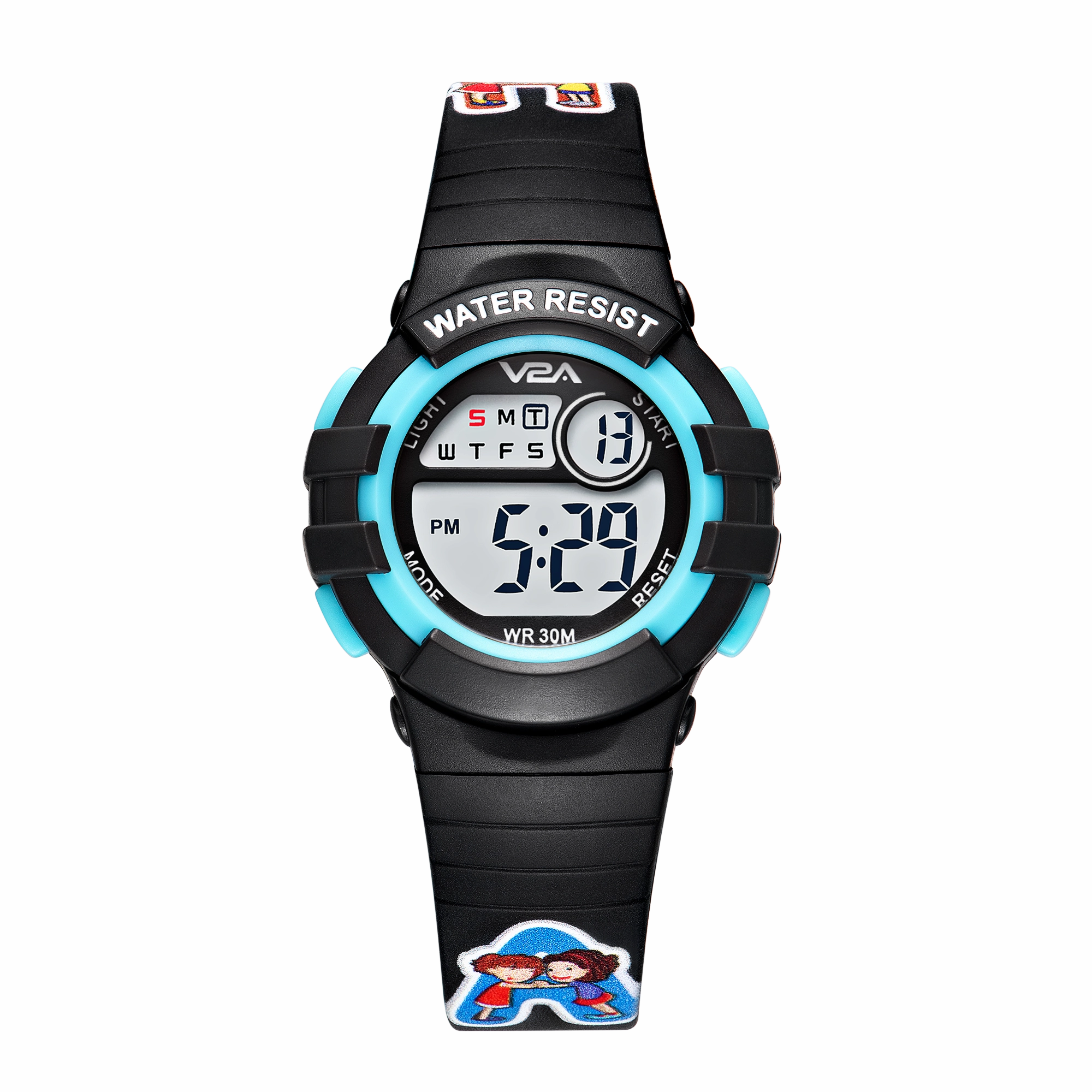 V2A Girls Kids Watch - Gifts for Girls Age 3-10 30 M Waterproof Digital Sports Watches for 3 4 5 6 7 8 Year Old Girls