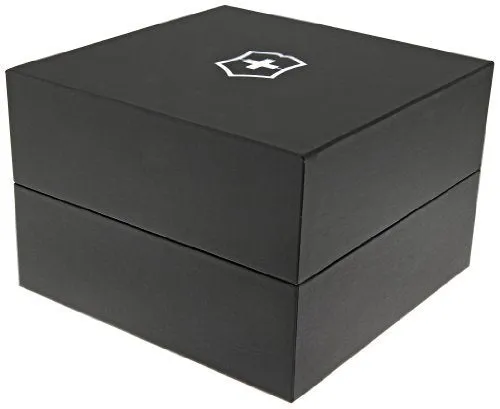 Victorinox Airboss Black Edition Automatic Chronograph Black Dial Black Nylon Mens Watch
