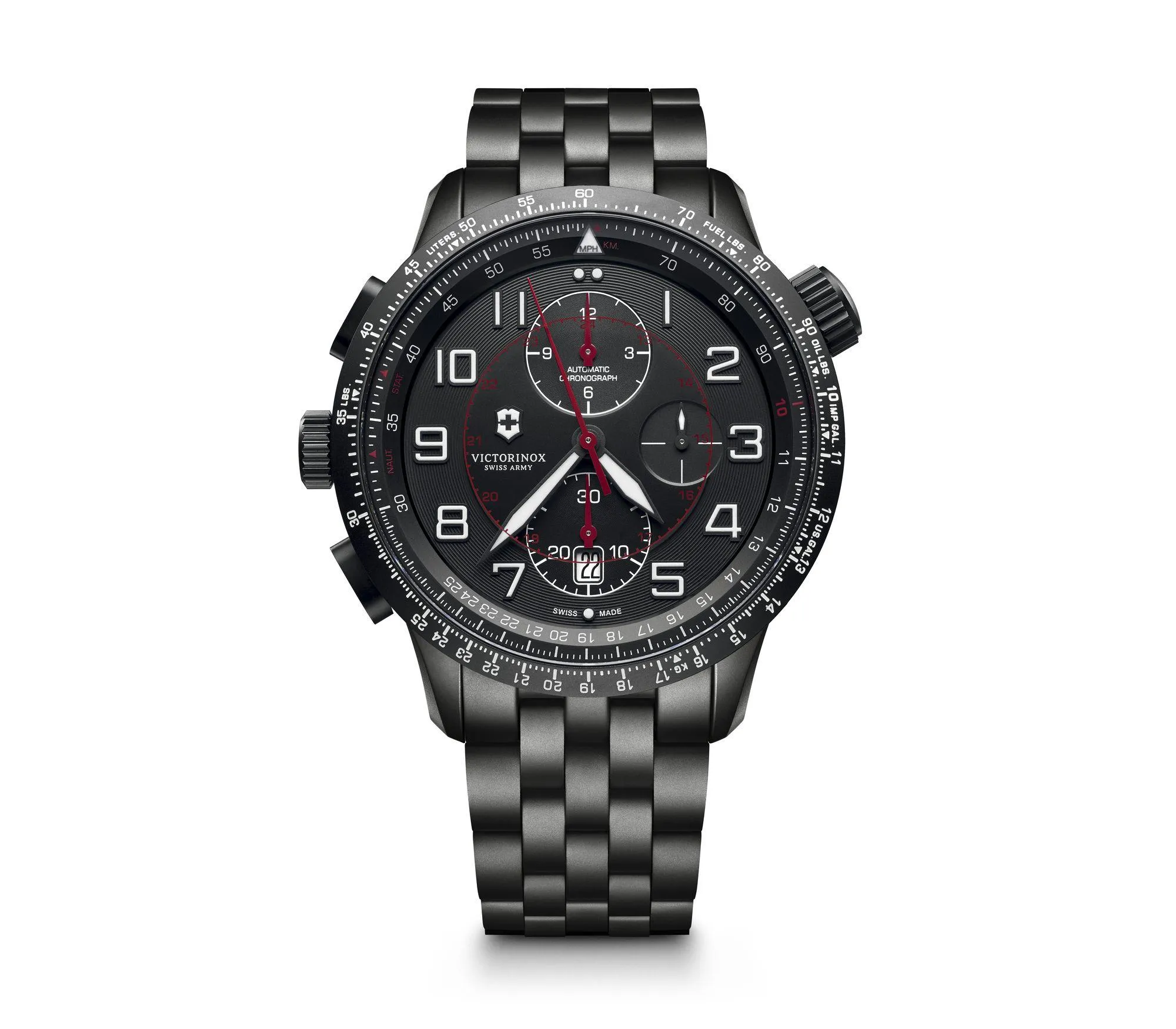 Victorinox Airboss Mach 9 Black Edition Mens Watch 241742