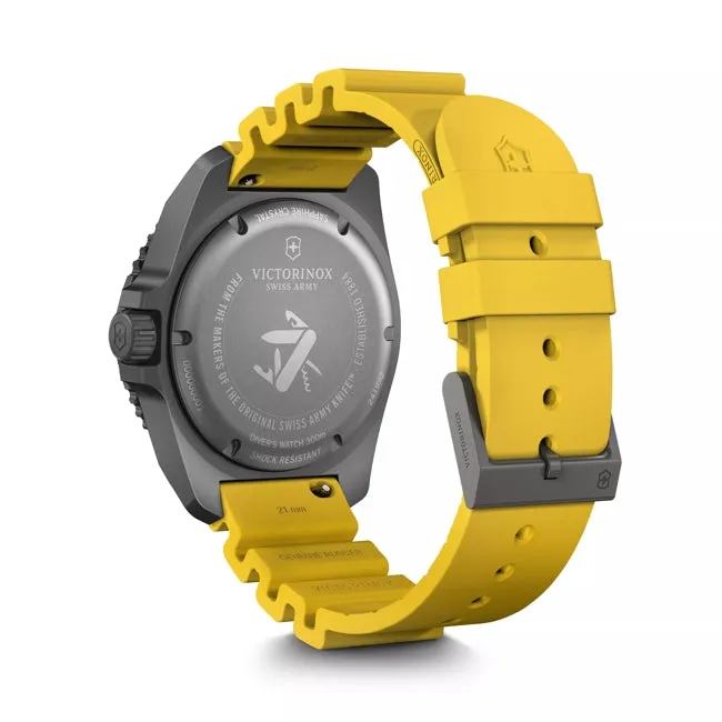 Victorinox Dive Pro 43mm Yellow Rubber Black Dial Watch 241992