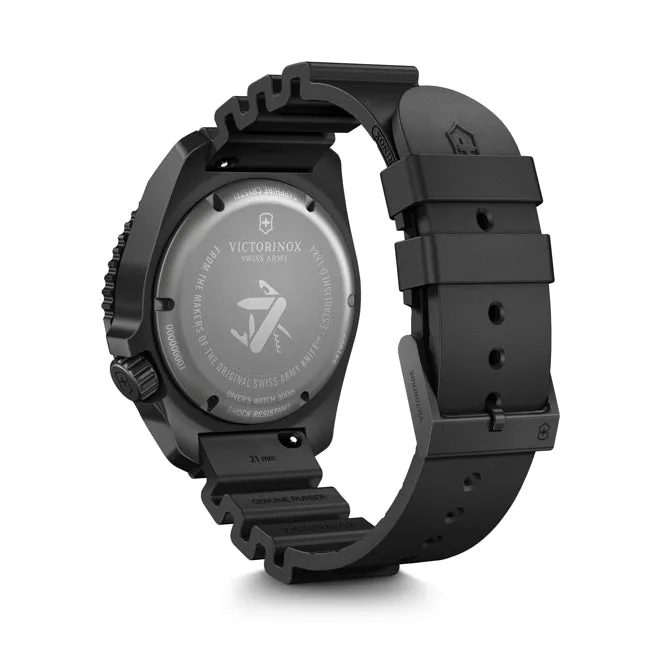 Victorinox Dive Pro Automatic Black Rubber Black Dial Watch 241997