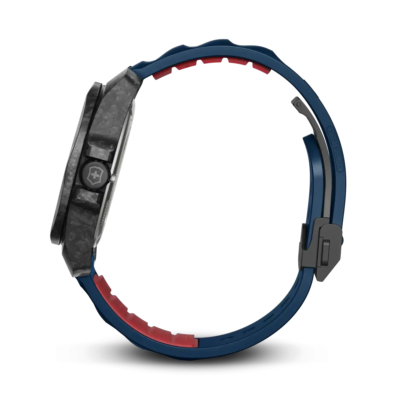 Victorinox I.N.O.X Automatic 41mm Set Blue Rubber Blue Dial Carbon Case Watch 242022.1