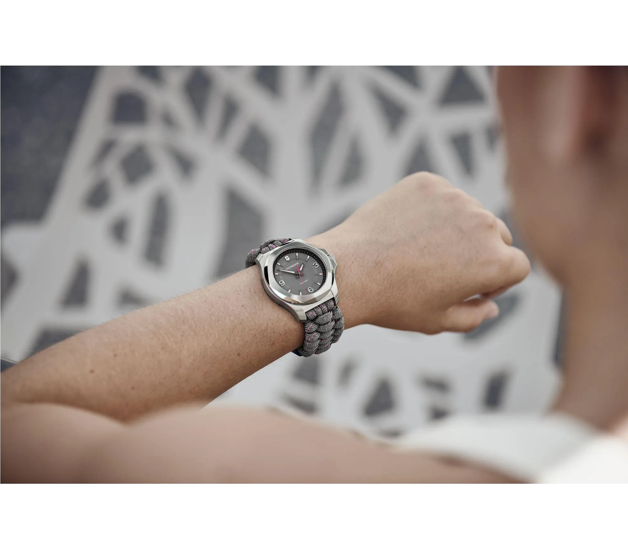 Victorinox I.N.O.X. V Grey Dial Womens Watch 241920