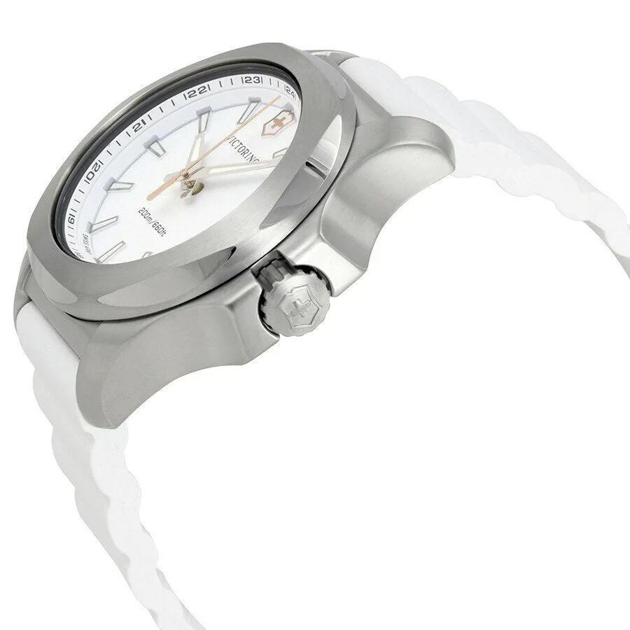 Victorinox I.N.O.X. V White Dial White Rubber Womens Watch