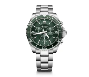 Victorinox Maverick Chronograph Green Dial Mens Watch 241946