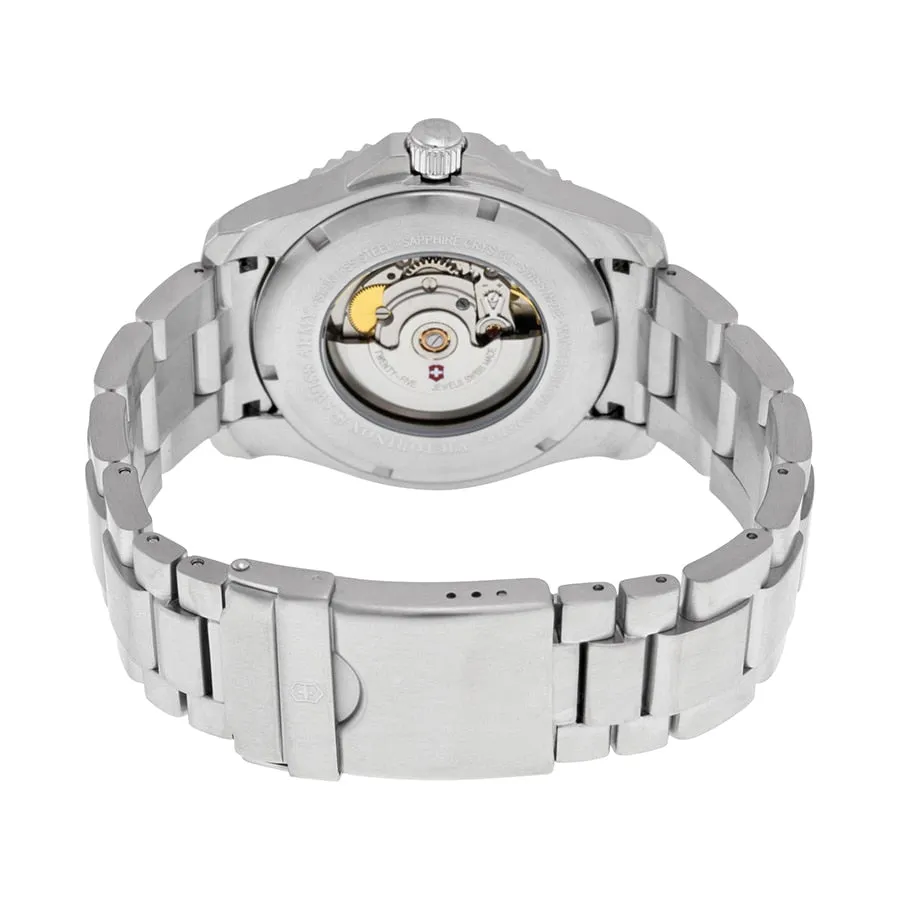 Victorinox Mens 'Maverick' Swiss Stainless Steel Automatic Watch, Color:Silver-Toned (Model: 241705)