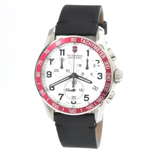 Victorinox Swiss Army 249009 Men's Chronograph Watch Silver Dial