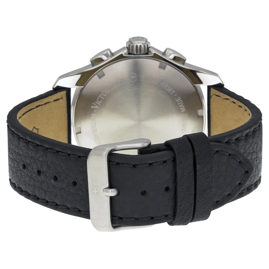Victorinox Swiss Army Chrono Classic Black Ceramic Bezel Mens Watch 241545