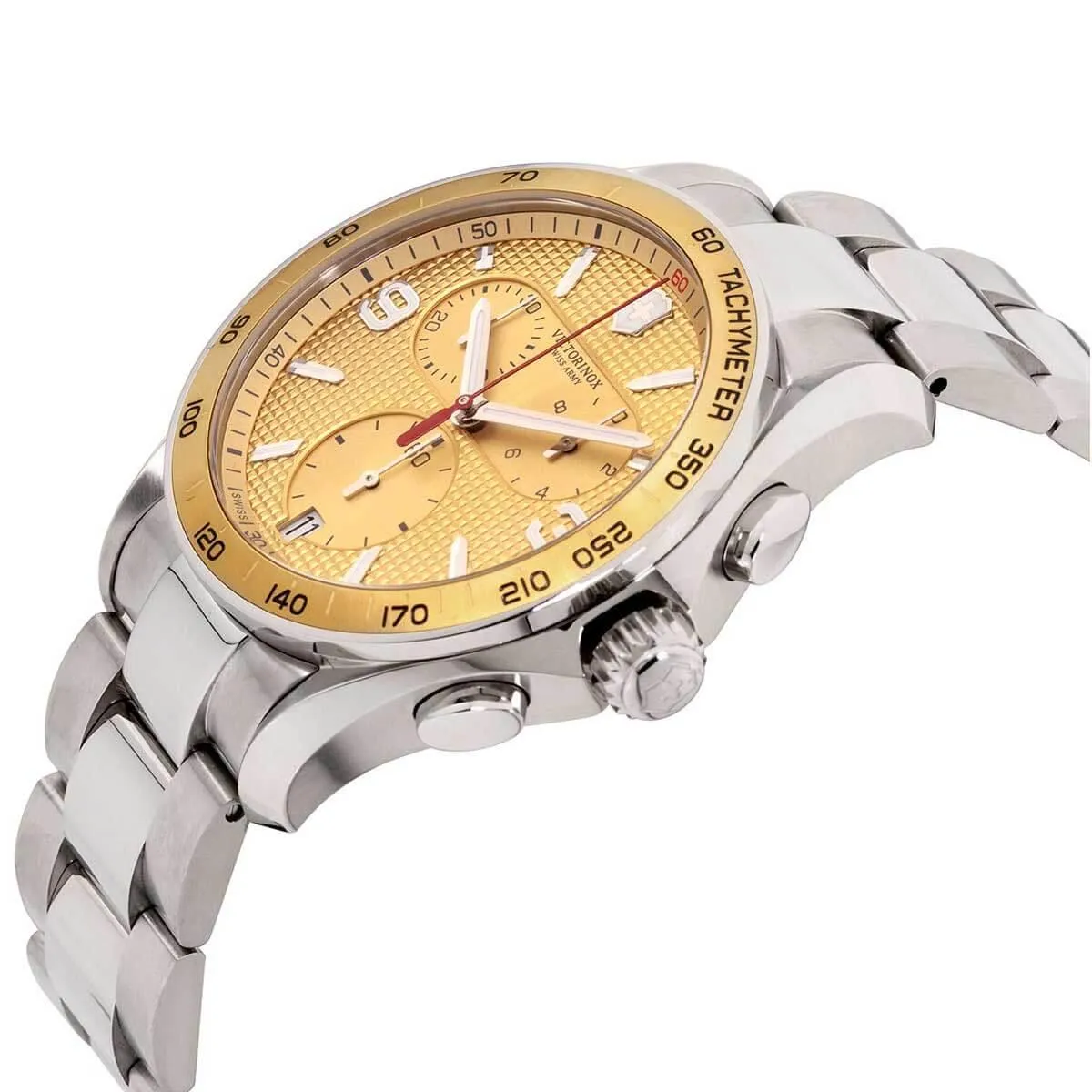 Victorinox Swiss Army Chrono Classic Gold-Tone Dial 241658 Men's Watch