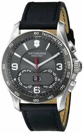Victorinox Swiss Army Chrono Leather Strap Mens Watch