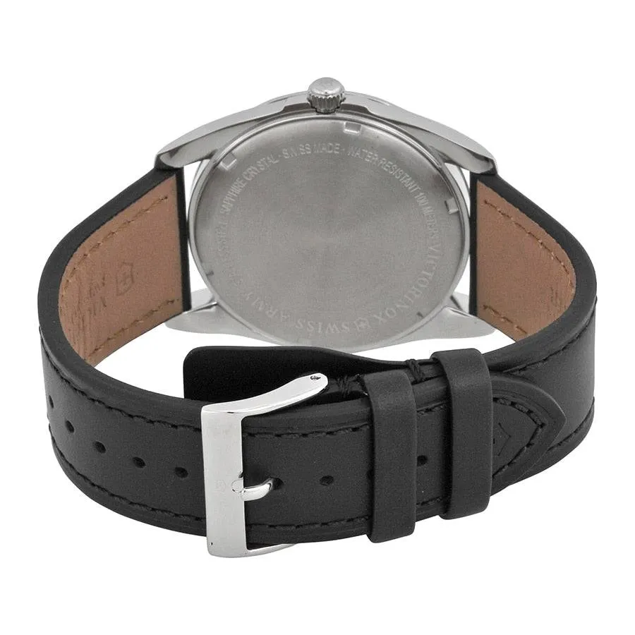 Victorinox Swiss Army Infantry Leather Strap Mens Watch