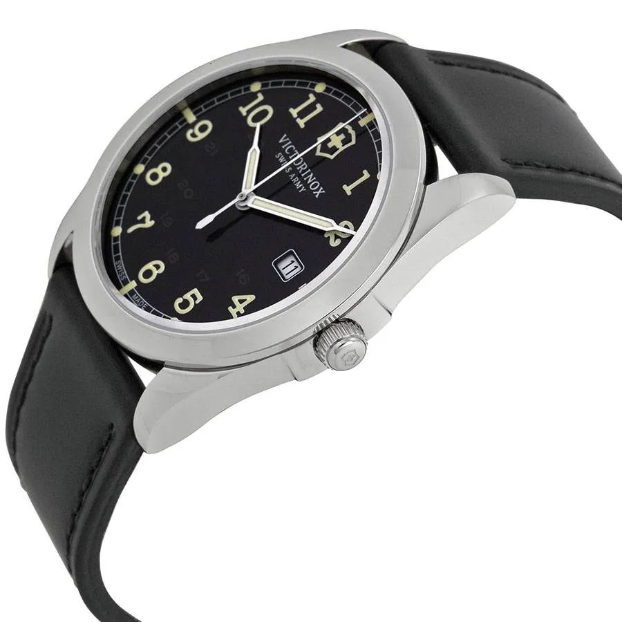 Victorinox Swiss Army Infantry Leather Strap Mens Watch