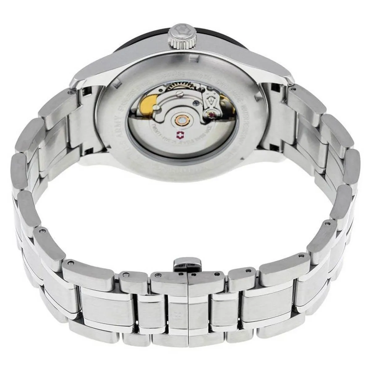 Victorinox Swiss Army Men's Automatic Watch - Alliance Grey Dial Bracelet | 241714.1