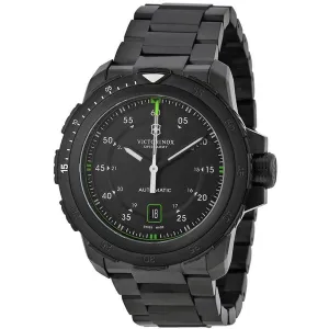 Victorinox Swiss Army Men's Automatic Watch - Alpnach Black Dial Bracelet | 241684