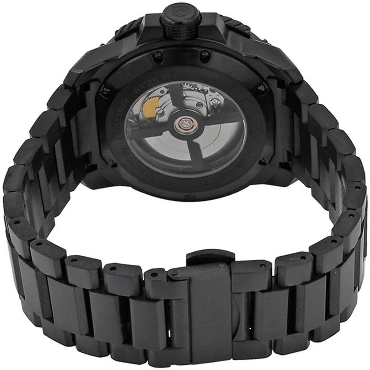 Victorinox Swiss Army Men's Automatic Watch - Alpnach Black Dial Bracelet | 241684