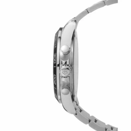 Victorinox Swiss Army Men's Chrono Watch - Fieldforce Black Dial Bracelet | 241855