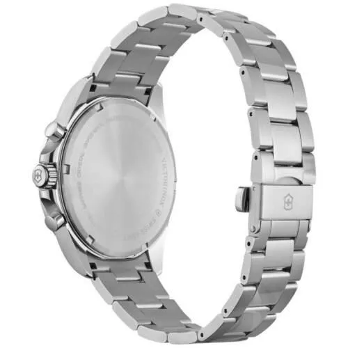 Victorinox Swiss Army Men's Chrono Watch - Fieldforce Black Dial Bracelet | 241855