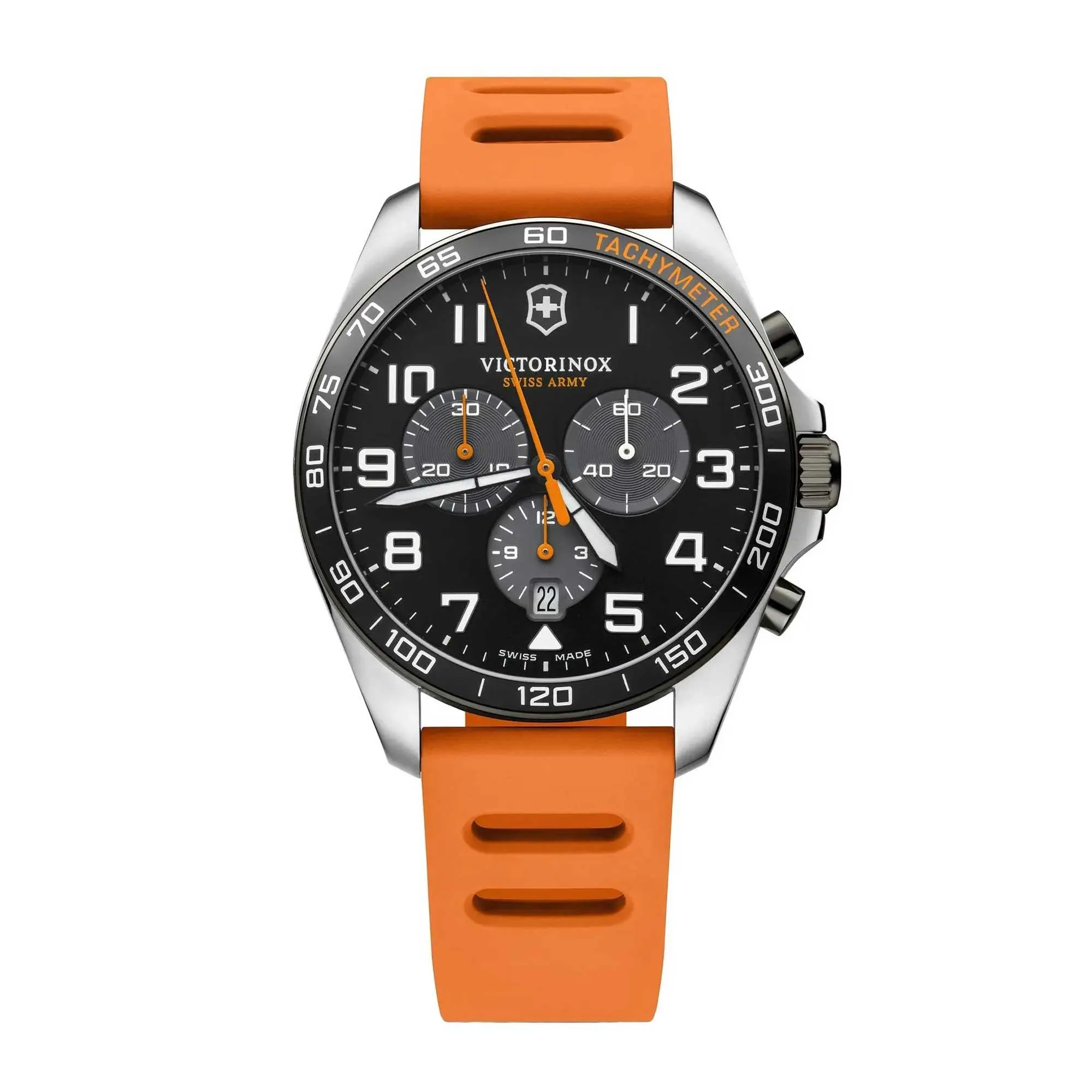 Victorinox Swiss Army Men's Chrono Watch - FieldForce Sport Orange Strap | 241893