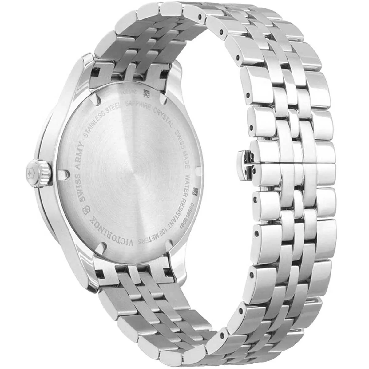 Victorinox Swiss Army Men's Quartz Watch - Alliance Silver Steel Bracelet | 249141