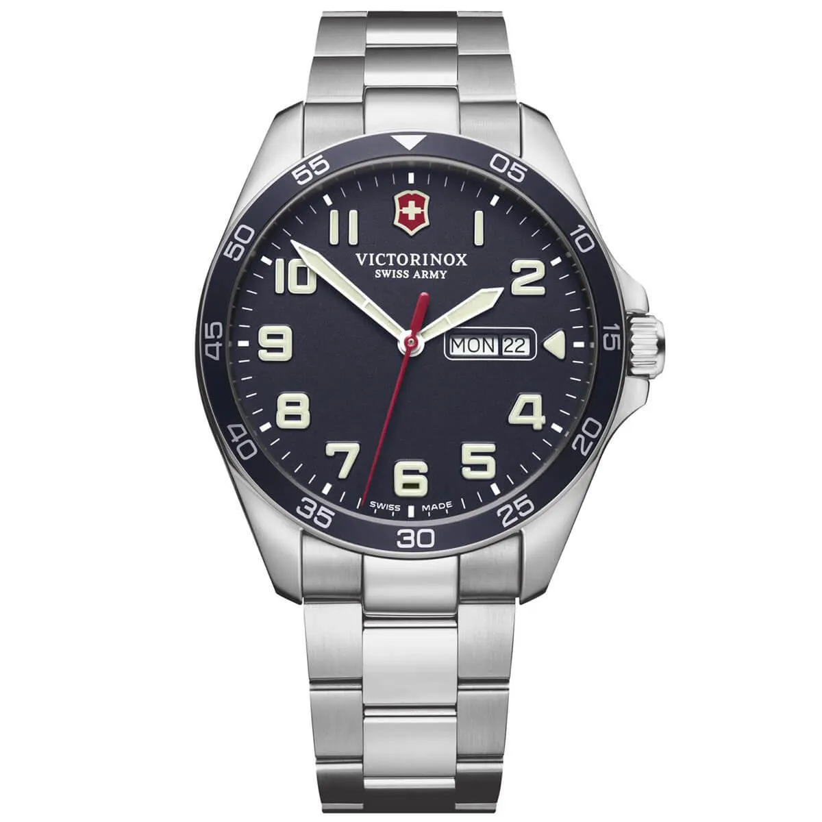 Victorinox Swiss Army Men's Quartz Watch - Fieldforce Blue Dial Bracelet | 241851