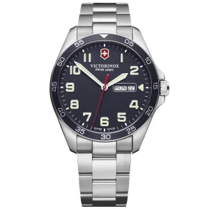 Victorinox Swiss Army Men's Quartz Watch - Fieldforce Blue Dial Bracelet | 241851