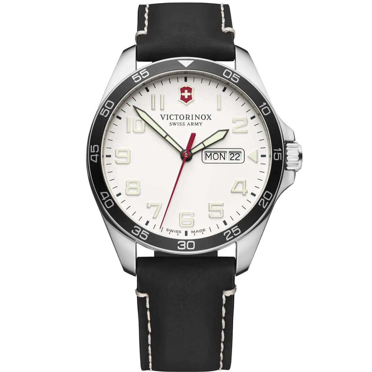 Victorinox Swiss Army Men's Quartz Watch - Fieldforce White Dial Strap | 241847