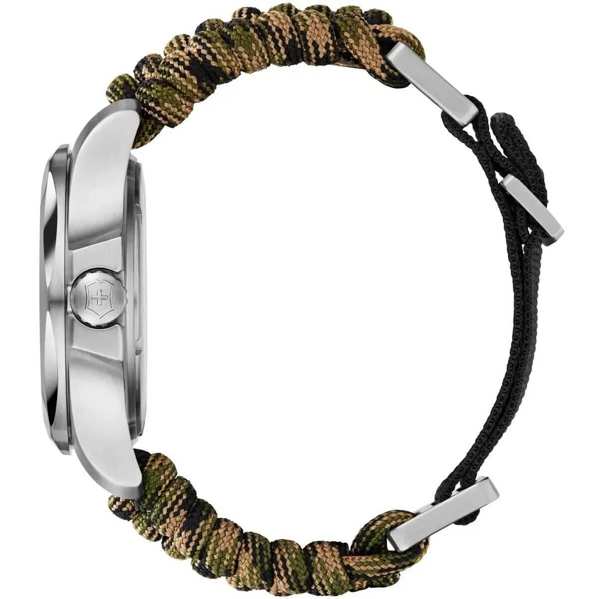 Victorinox Swiss Army Men's Quartz Watch - I.N.O.X. Green Paracord Strap | 241727.1