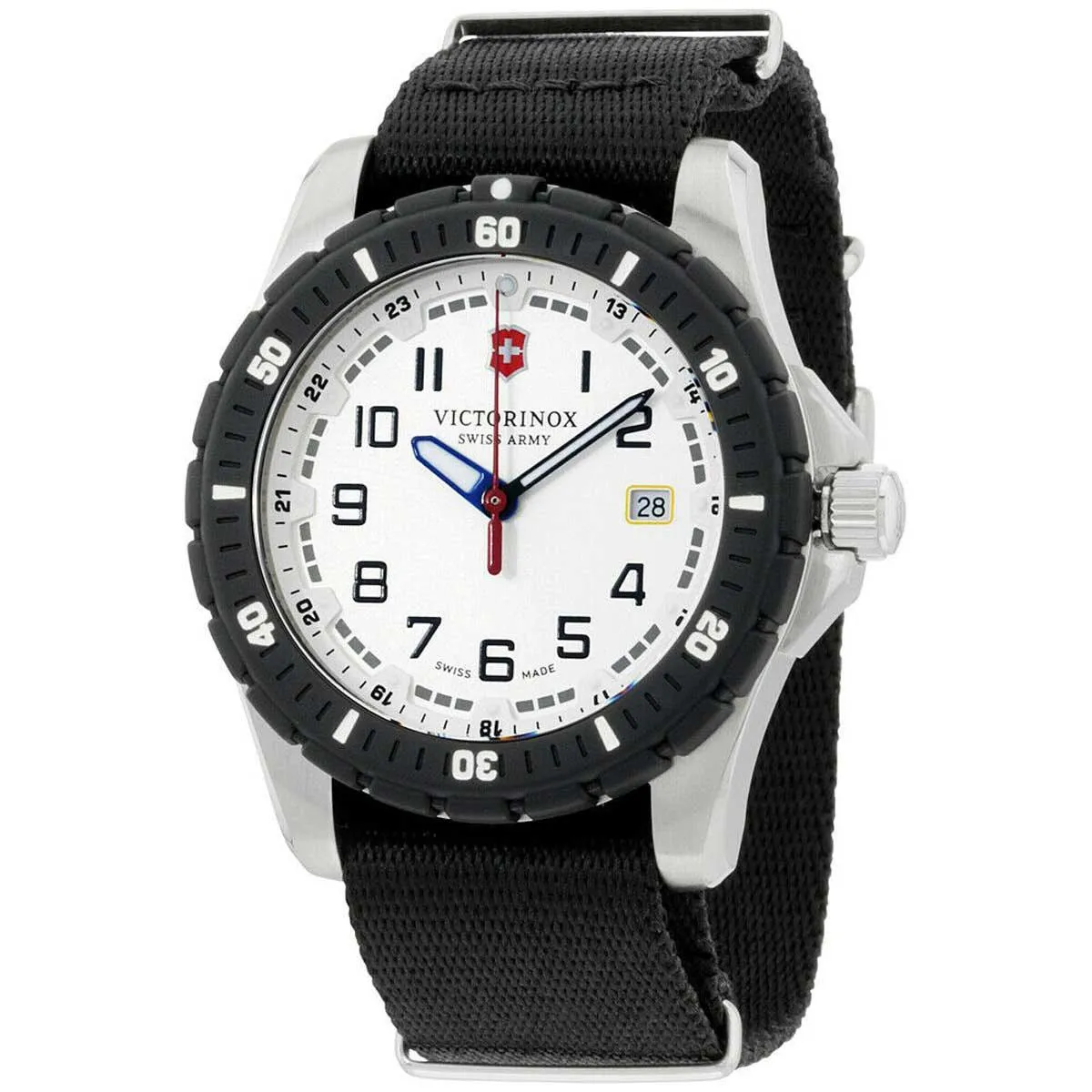 Victorinox Swiss Army Men's Quartz Watch - Maverick Sport Black Nylon Strap | 241676.1