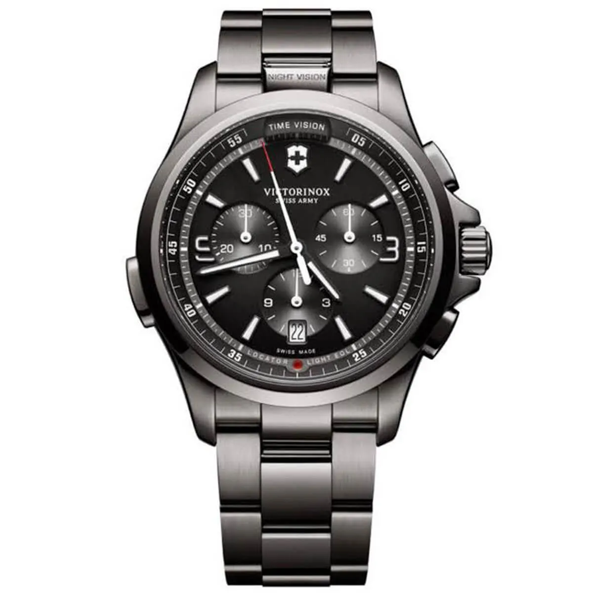 Victorinox Swiss Army Night Vision 241730 Men's Watch Black Dial