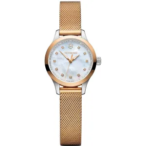 Victorinox Swiss Army Women's Quartz Watch - Alliance XS Rose Gold Mesh Bracelet | 241879