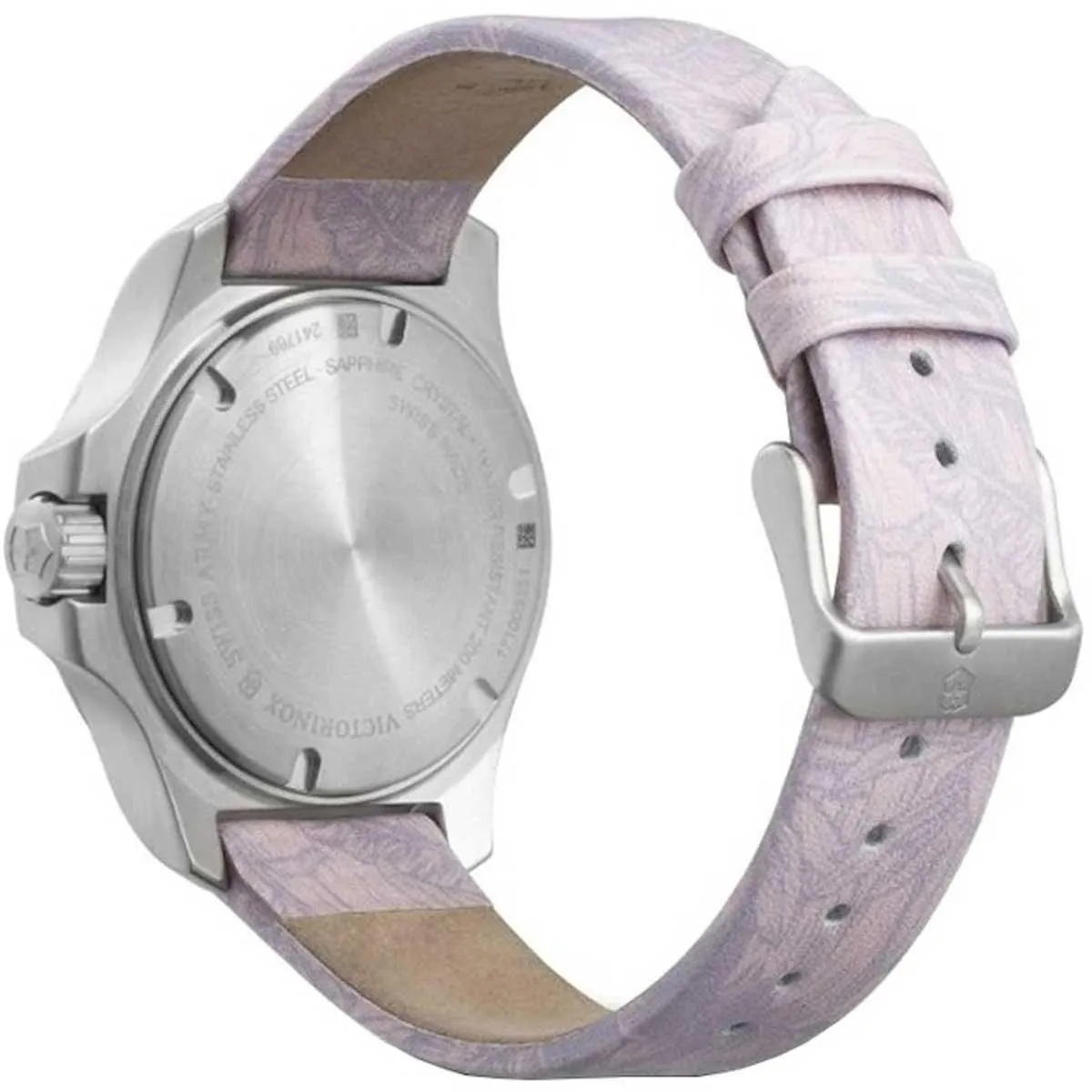 Victorinox Swiss Army Women's Quartz Watch - I.N.O.X. V Pink Leather Strap | 249140