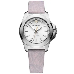 Victorinox Swiss Army Women's Quartz Watch - I.N.O.X. V Pink Leather Strap | 249140