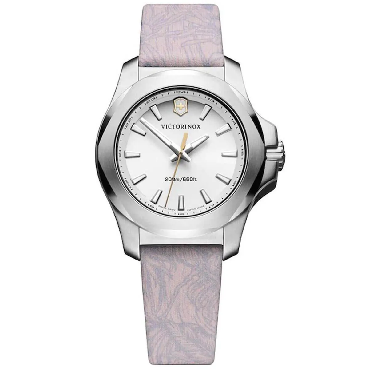 Victorinox Swiss Army Women's Quartz Watch - I.N.O.X. V Pink Leather Strap | 249140