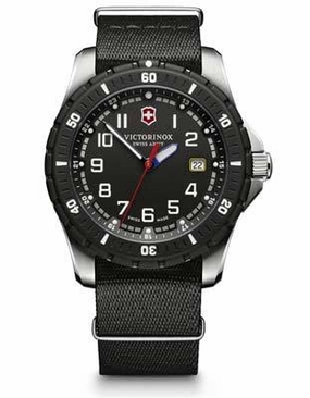 Victorinox Swiss Army Mens Maverick Sport - Black Dial - NATO Strap
