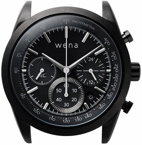 Wena By Sony Watch Head Solar Chronograph Black